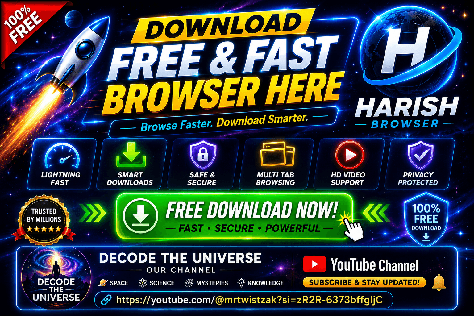 Free and fast browser download